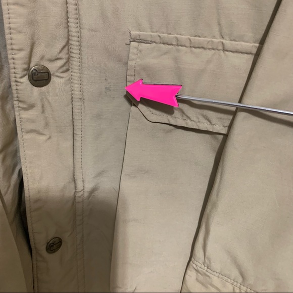 Vintage Woolrich Wool Flannel Lined Parka Jacket Mens Tan Made in USA - Picture 11 of 11